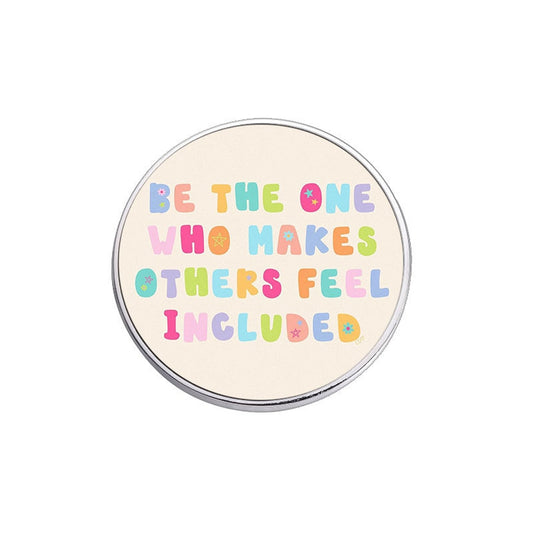 Pinori - Colorful Letter Message Round Pin