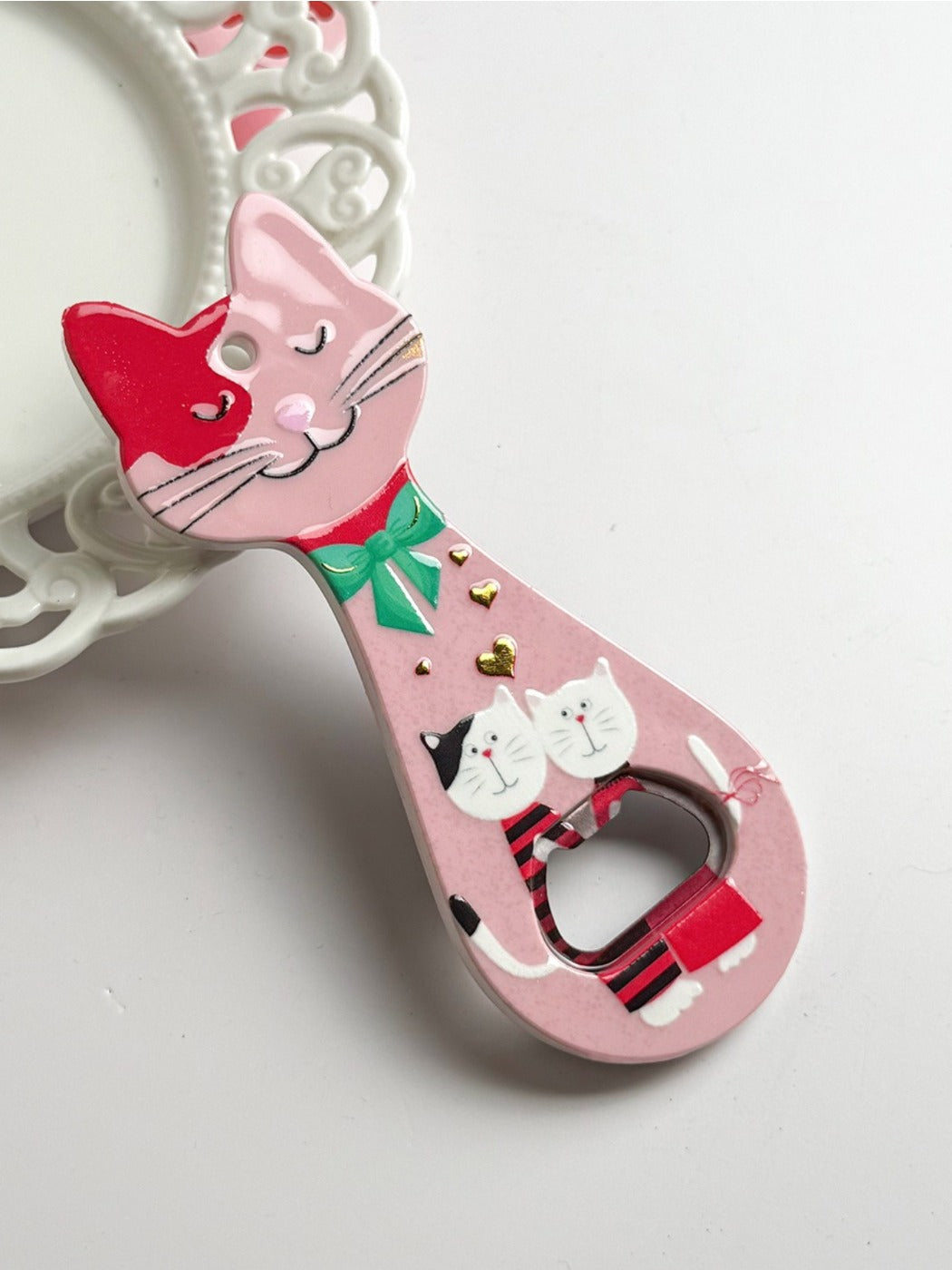 Thimara - Cartoon Cat Head Shape Bottle Opener