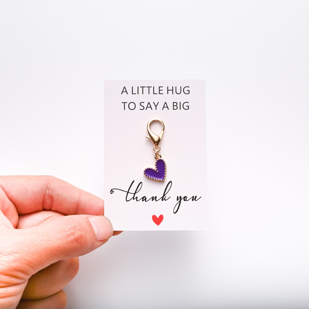 Taphug - Pocket Hug Heart Theme Charm Keychain