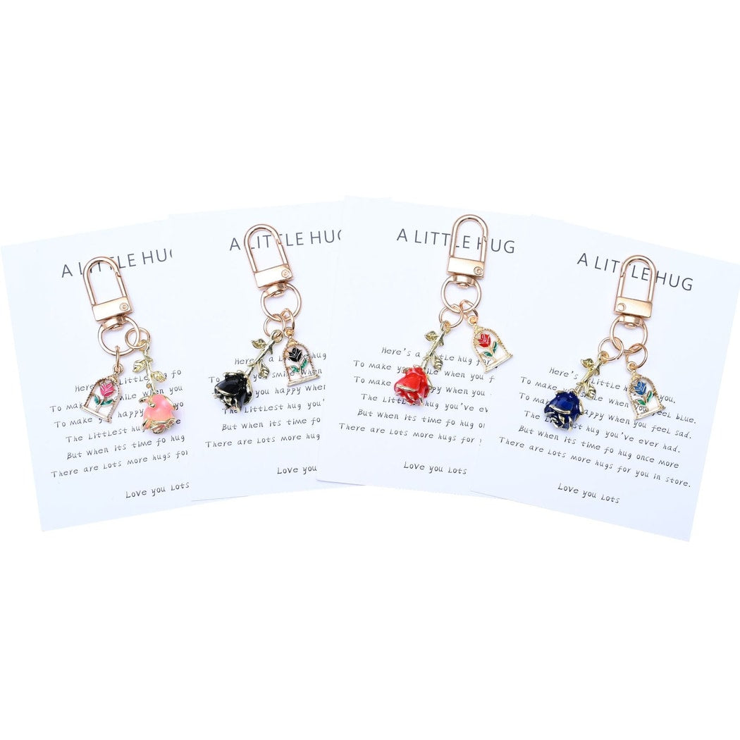 Taphug - Pocket Hug Rose Theme Keychain
