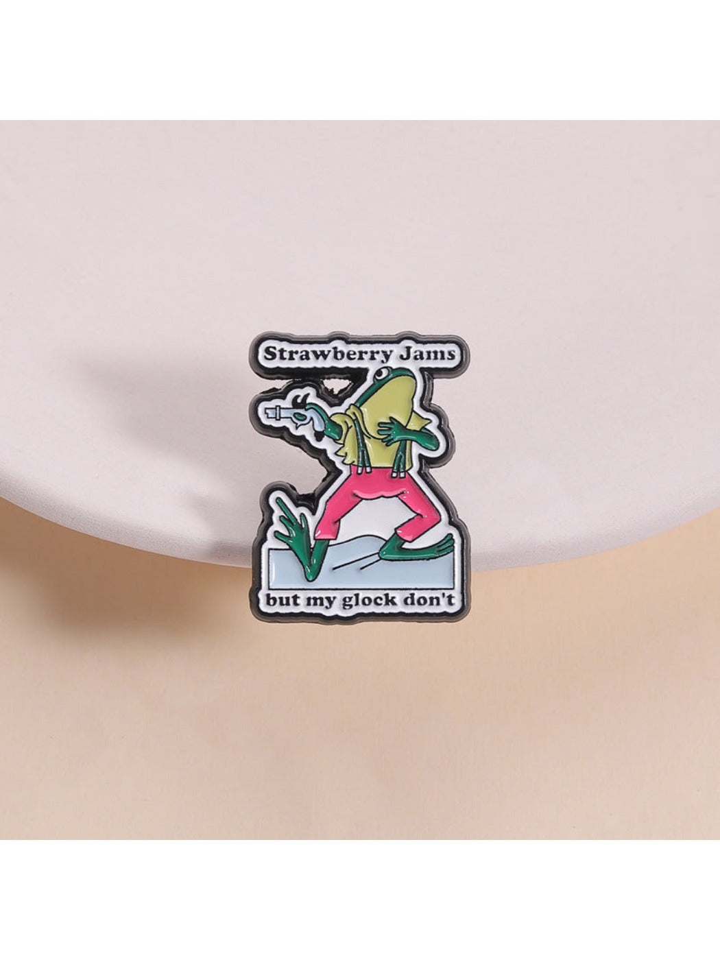 Pinori - Cute Animal Frog Brooch