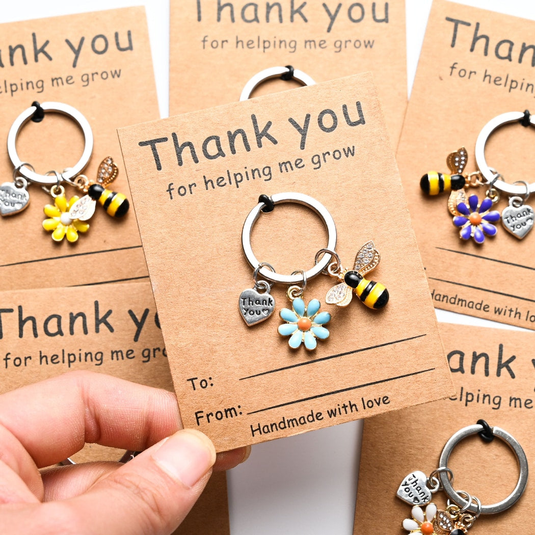 Taphug - Pocket Hug Bee Daisy Keychain