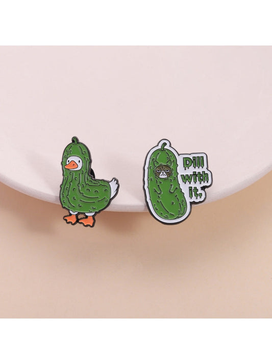 Pinori - Bitter Gourd Costume Animal Brooch