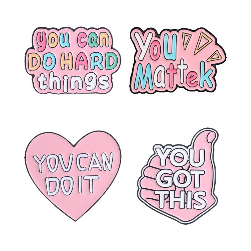 Pinori - Motivational Quote Enamel Pin