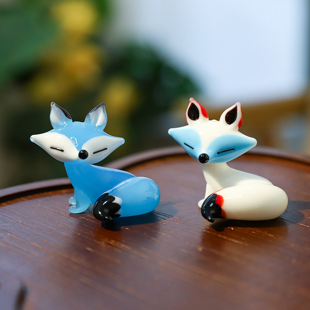 Glasira - Cute Fox Shape Desktop Ornament