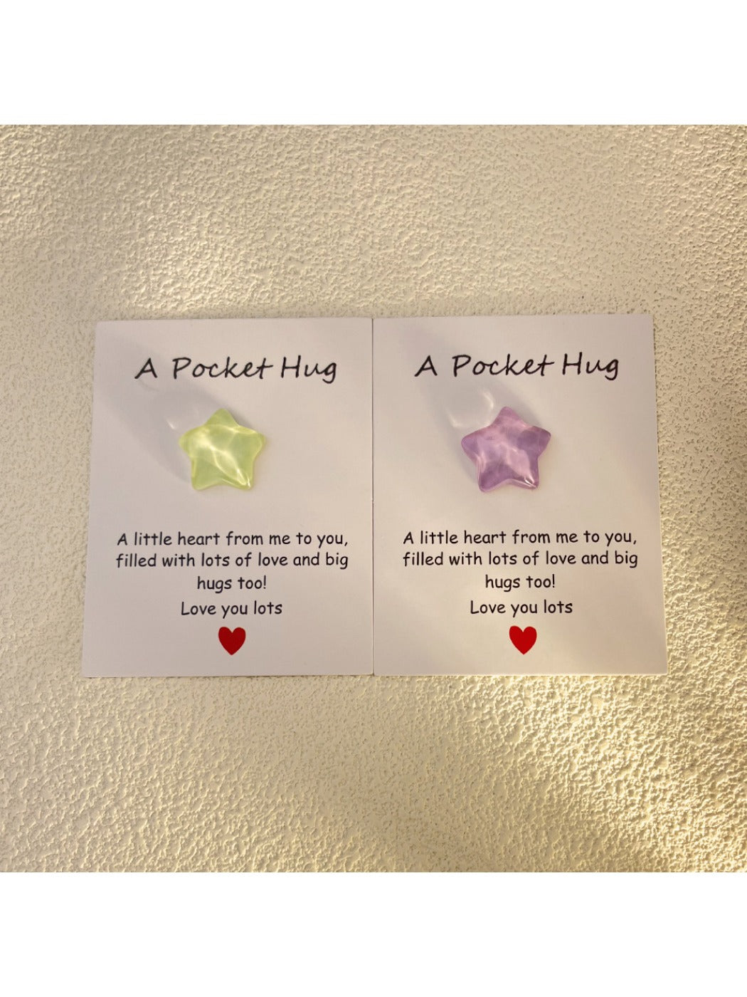 Taphug - Pocket Hug Transparent Cracked Star