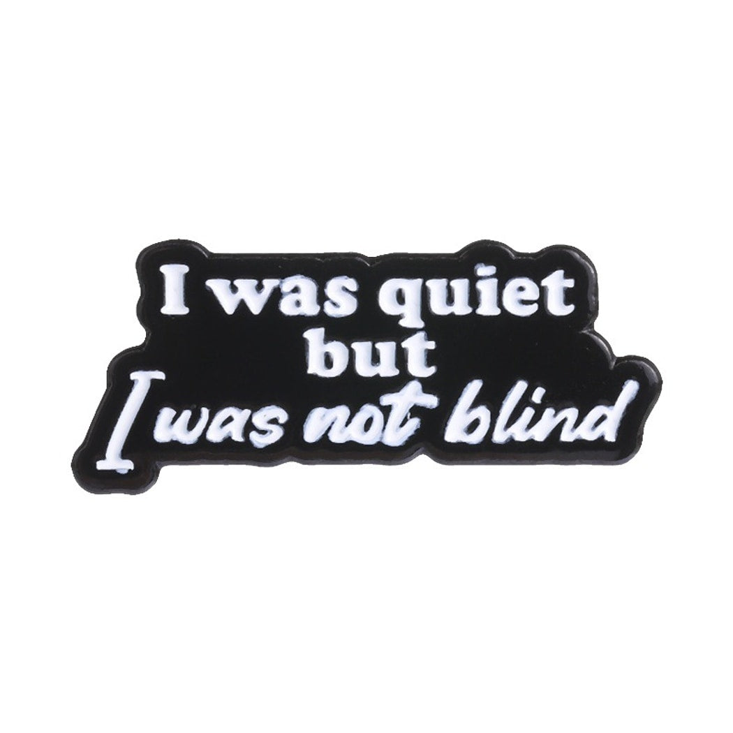 Pinori - Bold Quote Letter Decorative Pin