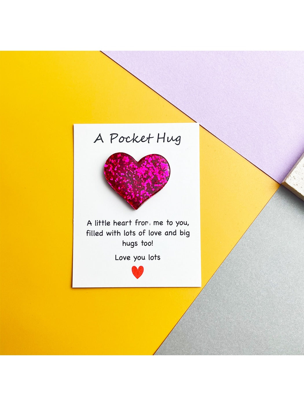 Taphug - Pocket Hug Glitter Heart