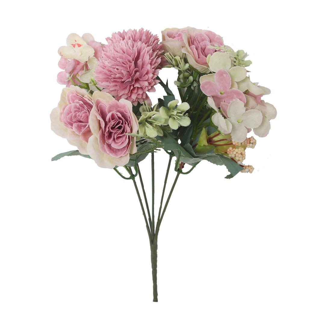 Roselle - Decorative Mixed-variety Artificial Flower Bouquet
