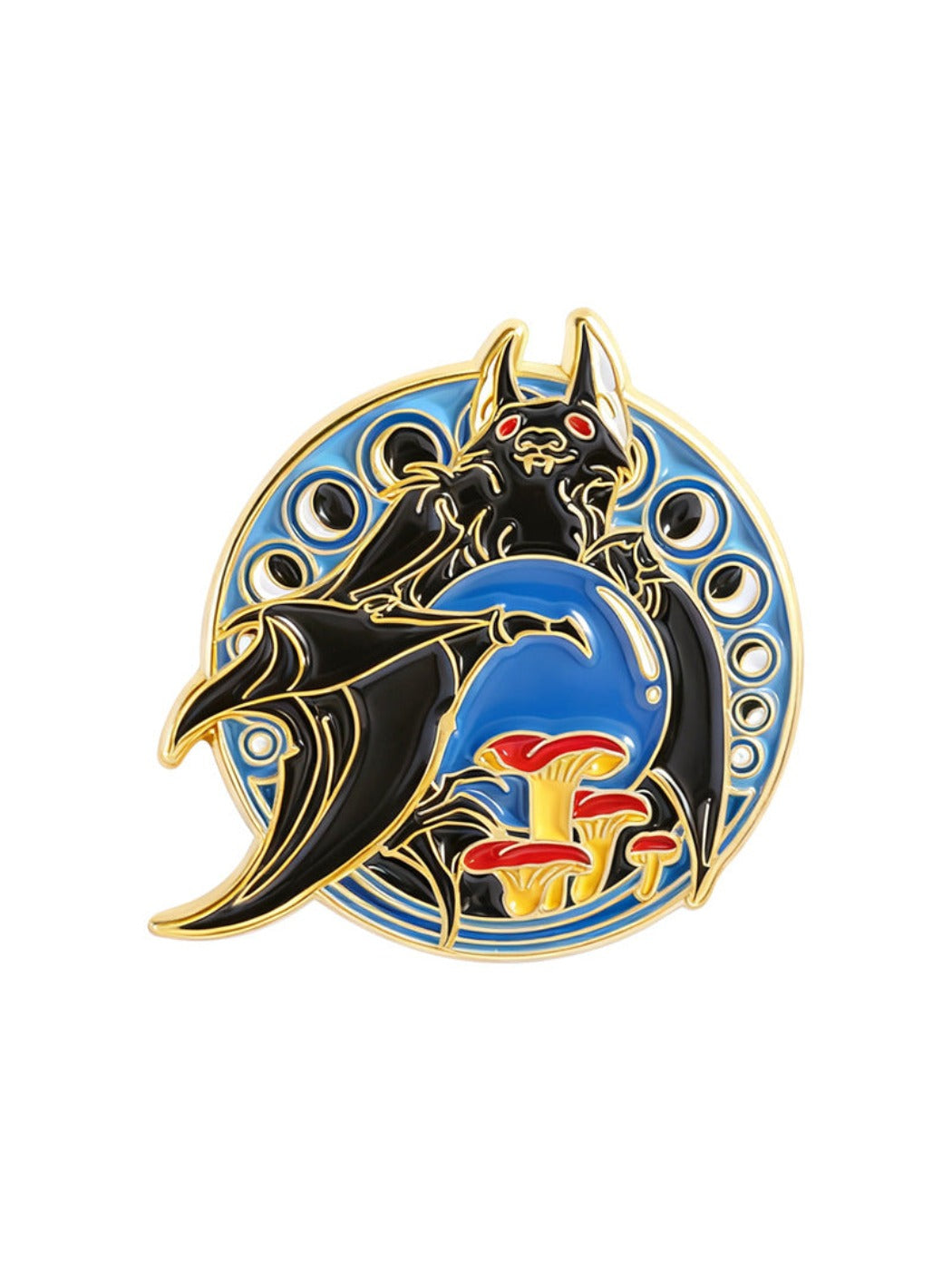 Pinori - Gothic Dark Animal Brooch