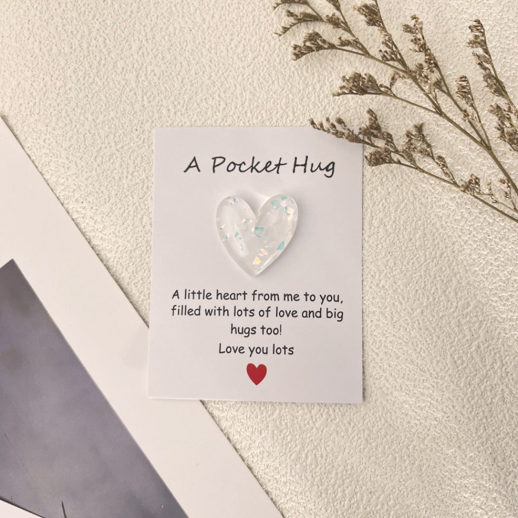 Pocket Hug Confetti Heart – Your Sparkle of Joy & Comfort