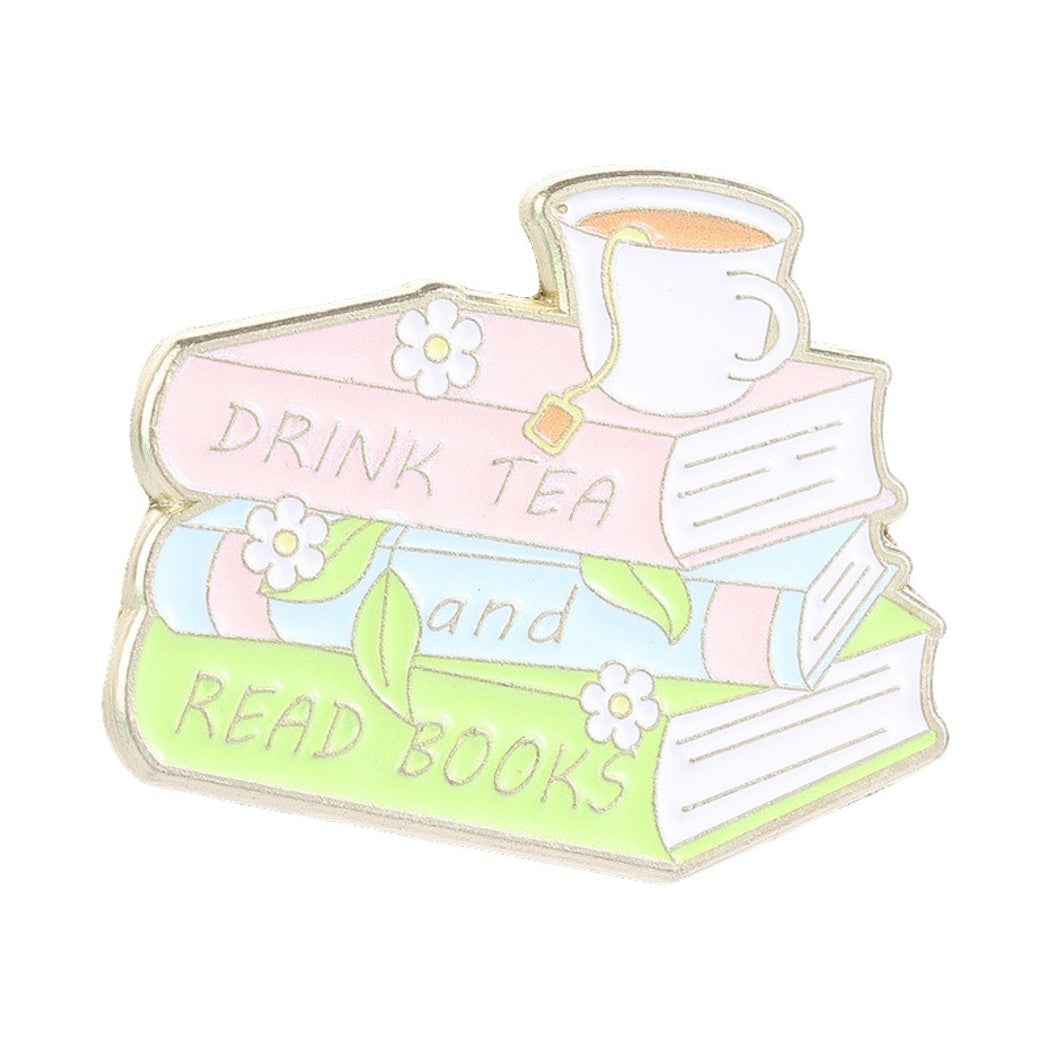 Pinori - Book Lover Daisy Enamel Pin