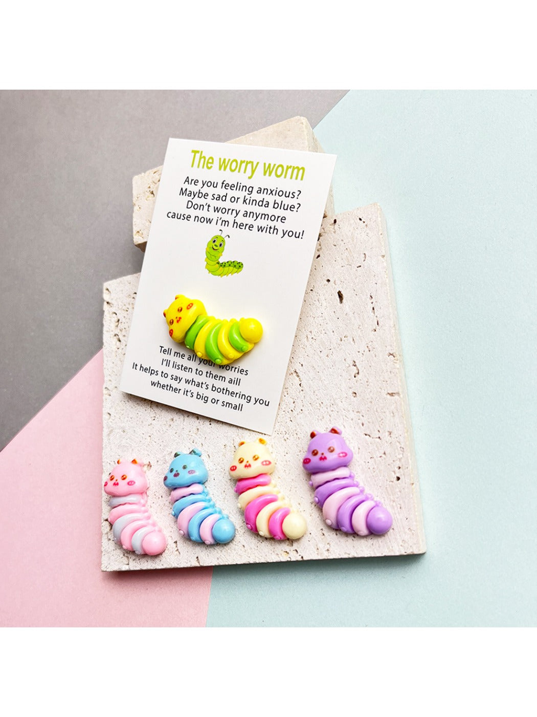 Taphug - Pocket Hug Inspirational Caterpillar pocket hug card and keepsake token view 2