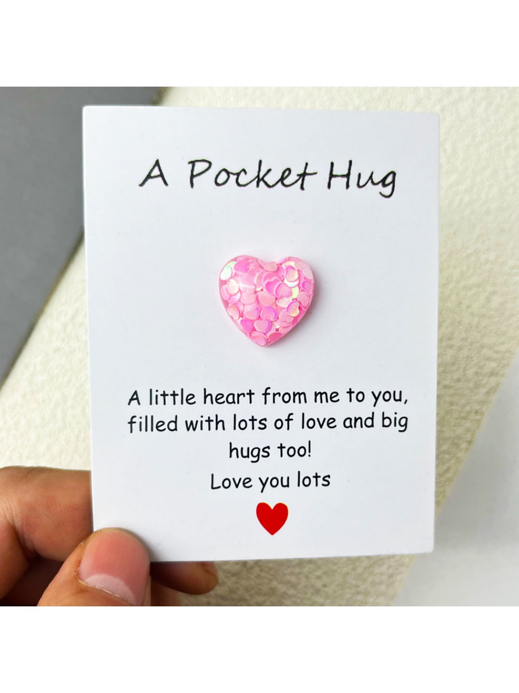 Taphug - Pocket Hug Colorful Resin Heart