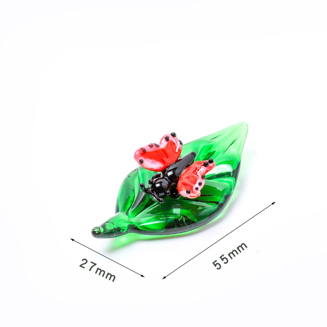 Glasira - Leaves and Insects Desk Ornament