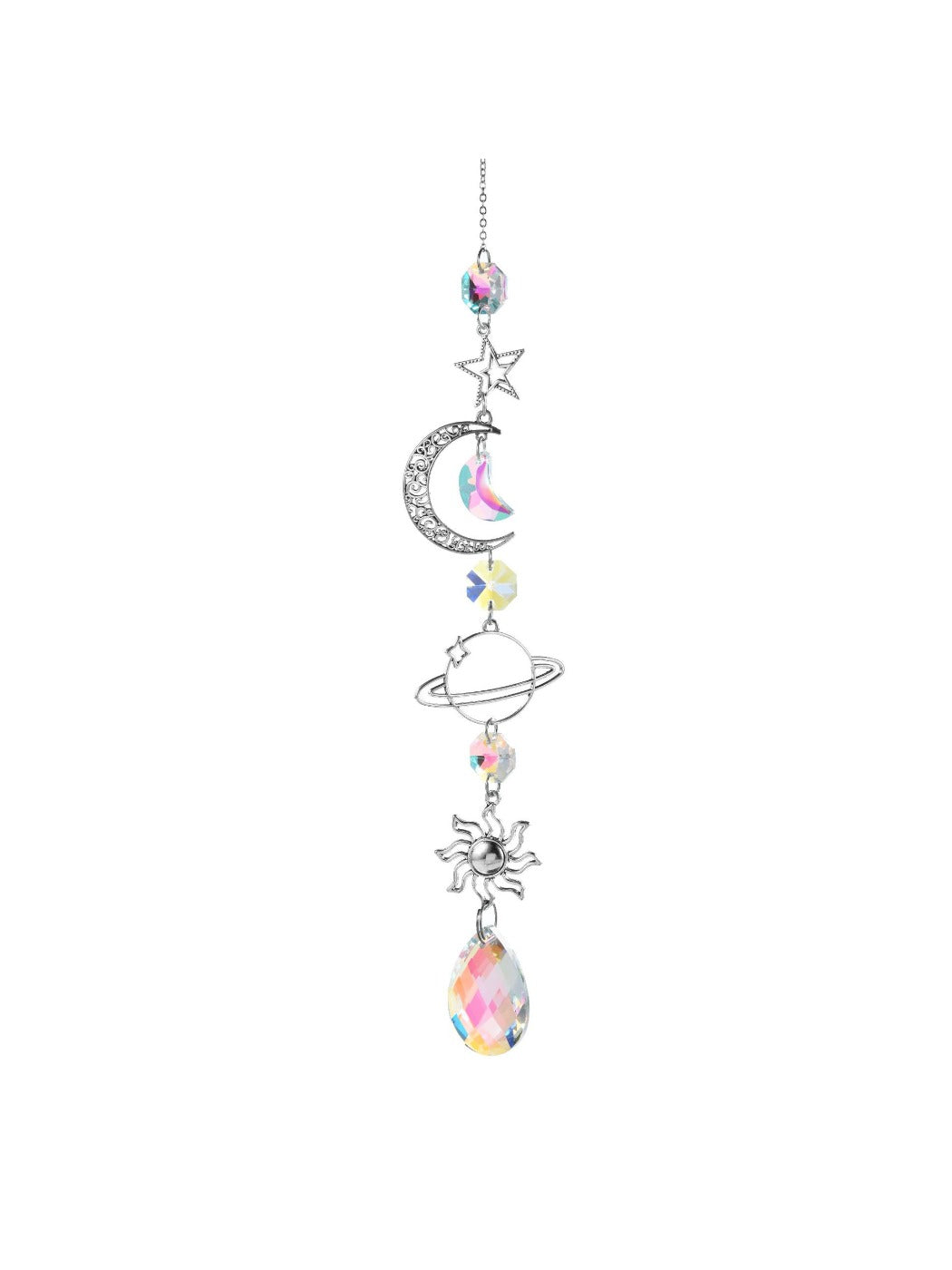 Somnira dream catcher hanging indoors with soft ambient lighting