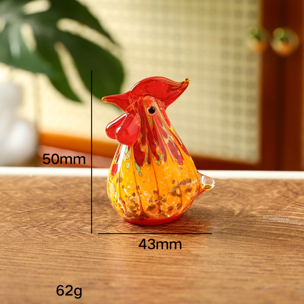 Glasira - Cute Animal Rooster Desk Ornament