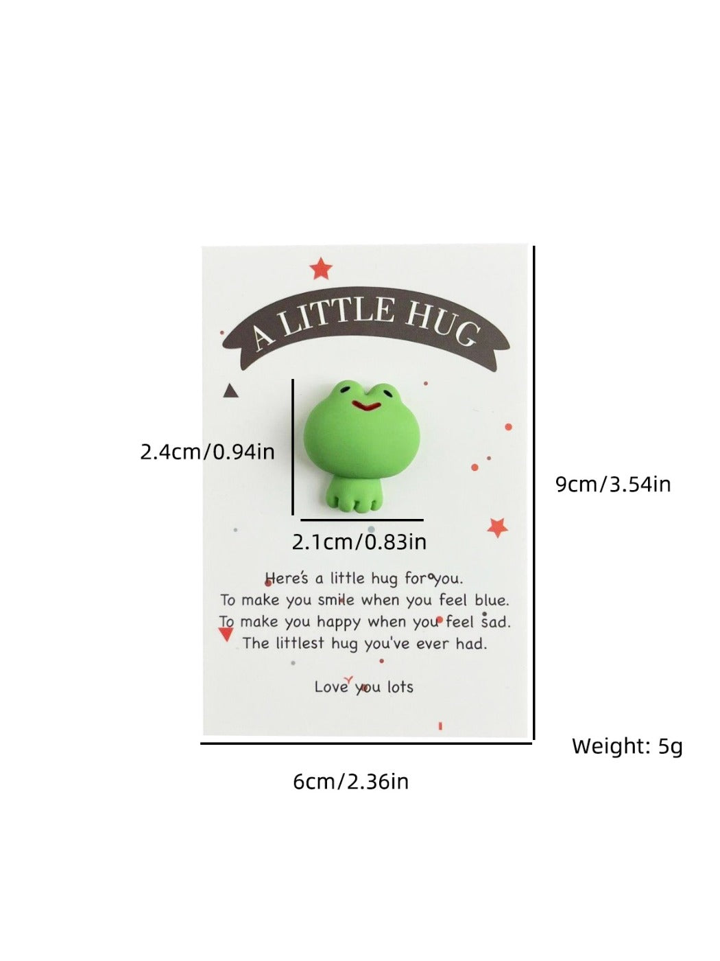 Taphug - Pocket Hug Adorable Animal pocket hug card and keepsake token view 5