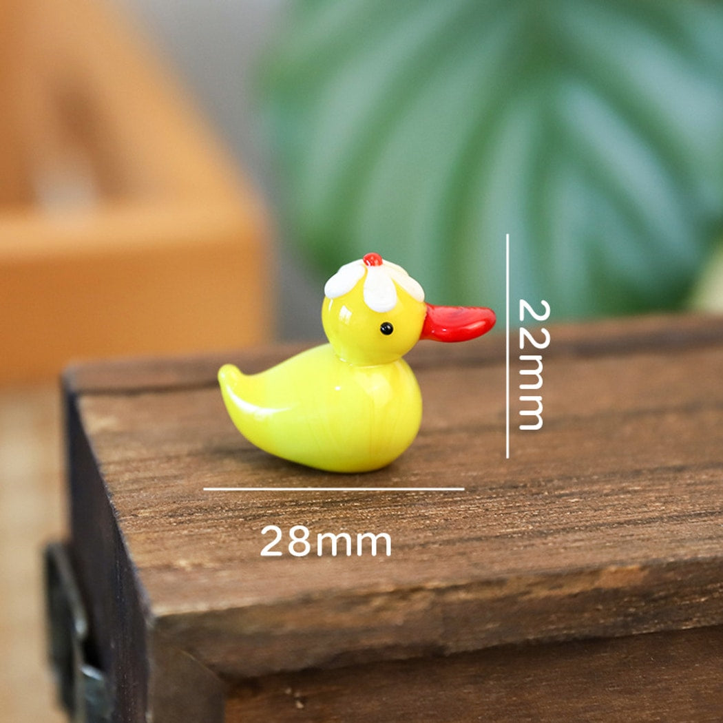 Glasira - Cute Cartoon Colorful Duck Tabletop Ornament