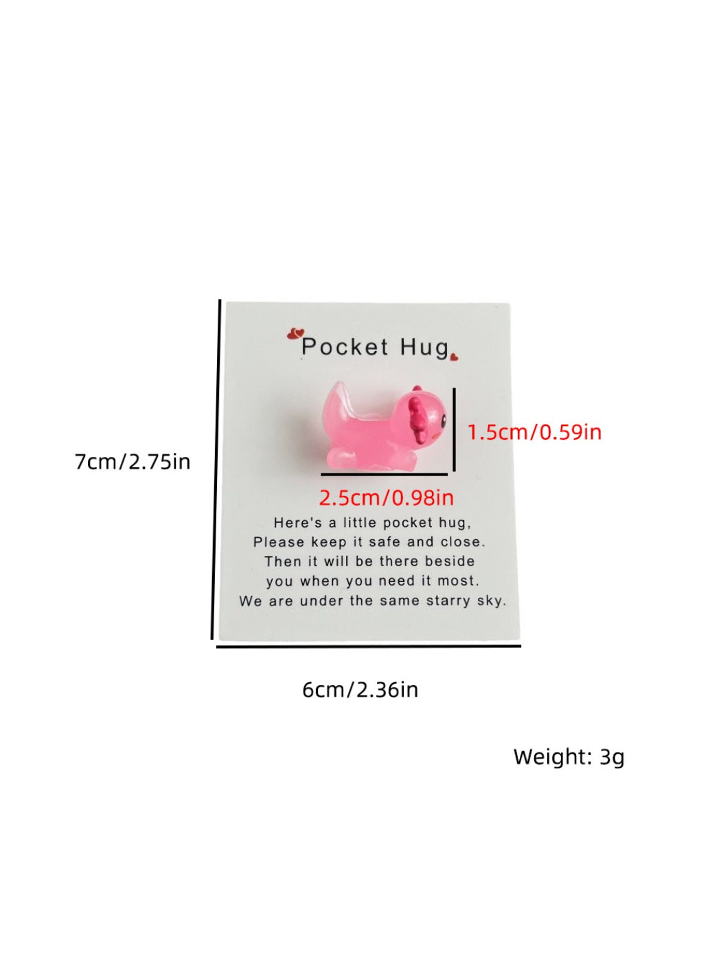 Taphug - Pocket Hug Adorable Hexagon Dragon
