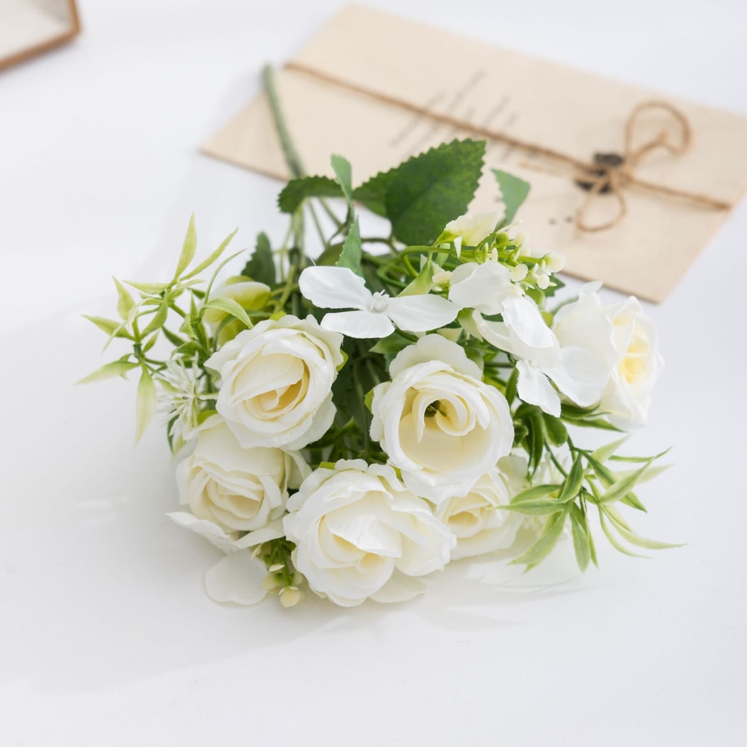 Roselle - Rose Style Artificial Flowers Bouquet