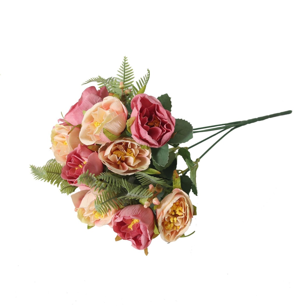 Roselle - Artificial Austin Rose Decorative Bouquet