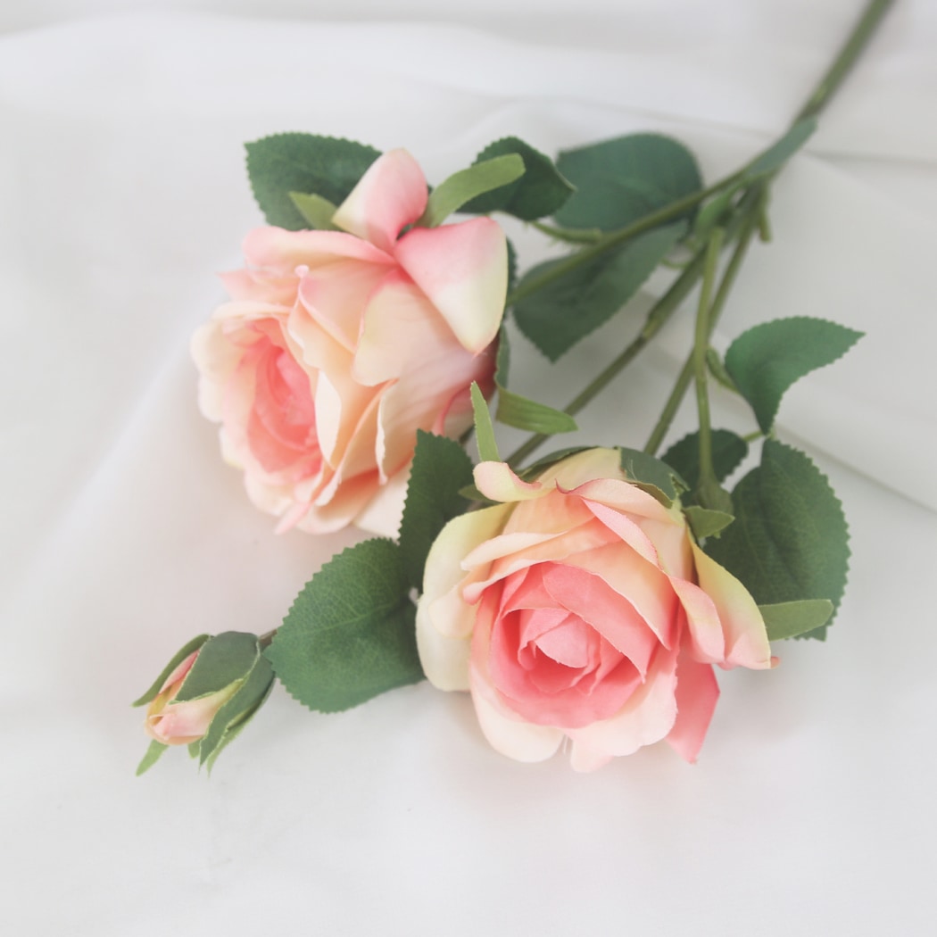 Roselle - Artificial Rose Bouquet Single Stem Flower
