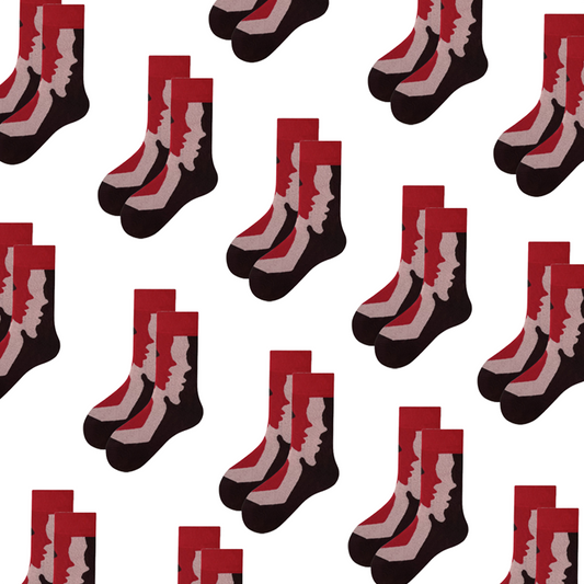 Miski | CrimsonGaze Abstract Socks