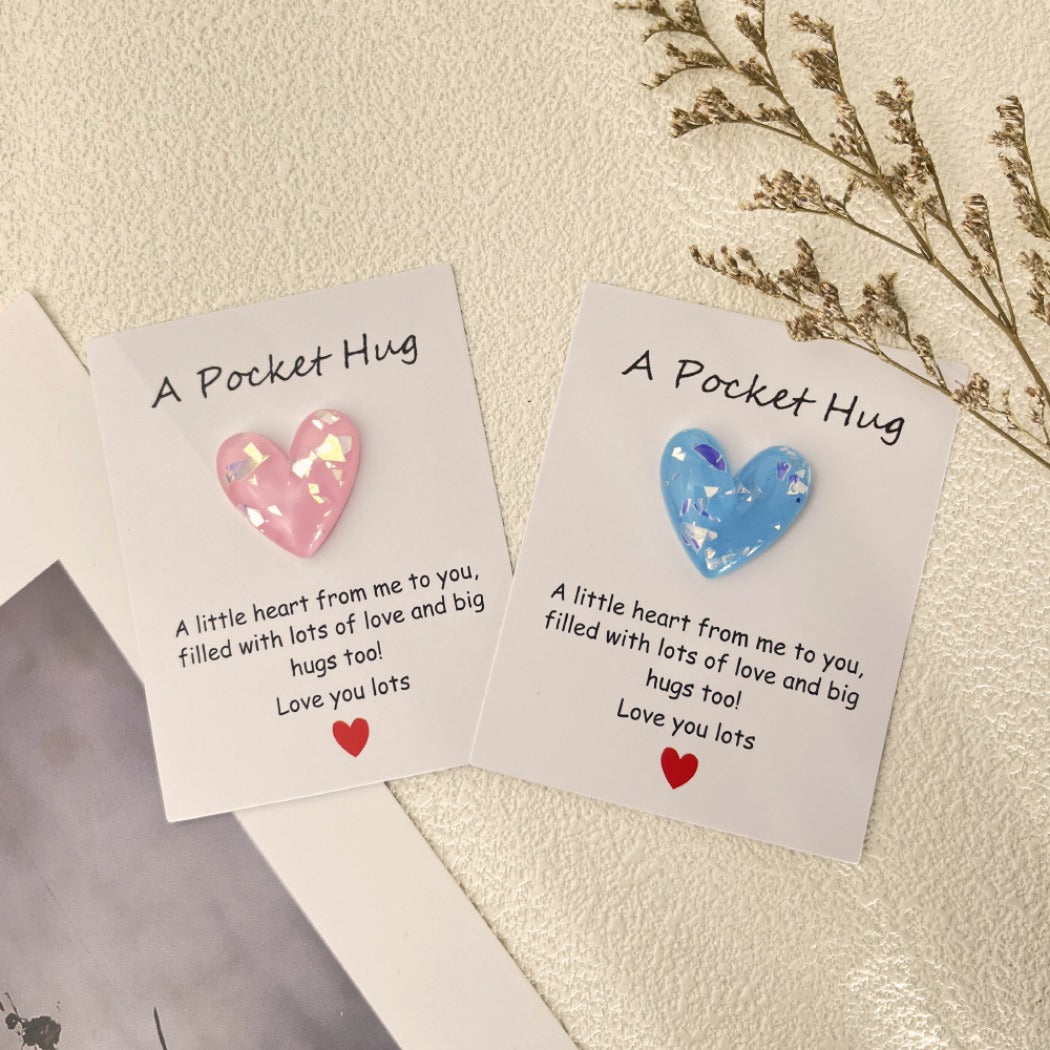 Pocket Hug Confetti Heart – Your Sparkle of Joy & Comfort