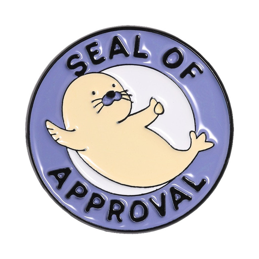 Pinori - Cartoon Seal Pin Brooch
