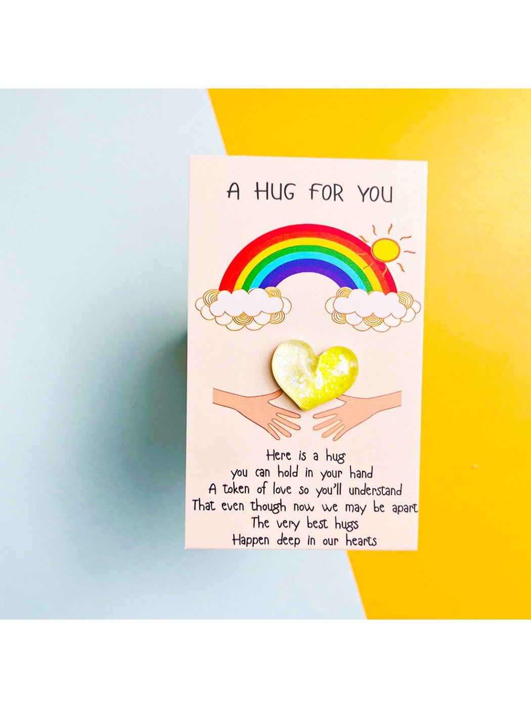 Taphug -  Pocket Hug Rainbow Gradient Heart