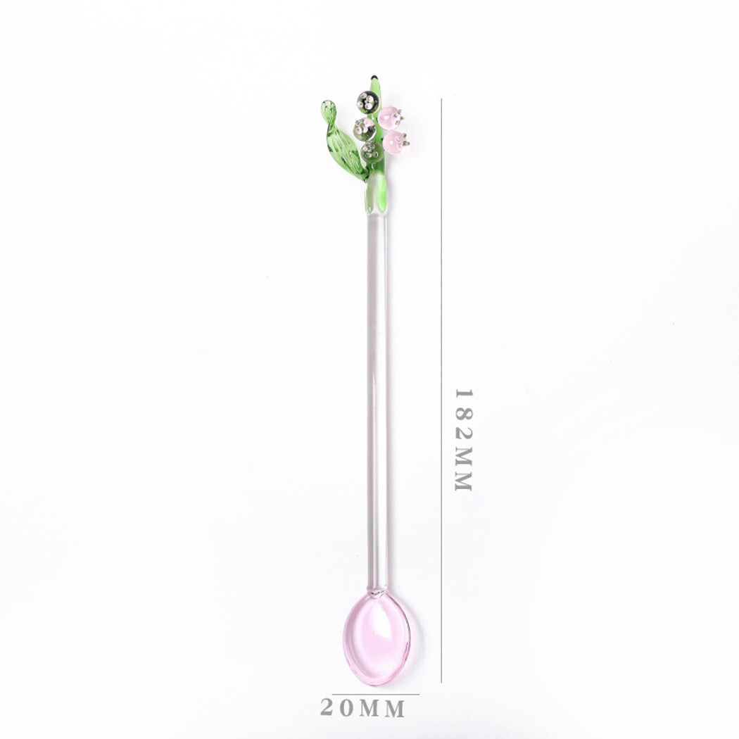 Glasira - Cute Blueberry Long Handle Spoon