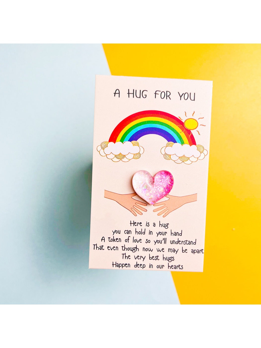 Taphug -  Pocket Hug Rainbow Gradient Heart