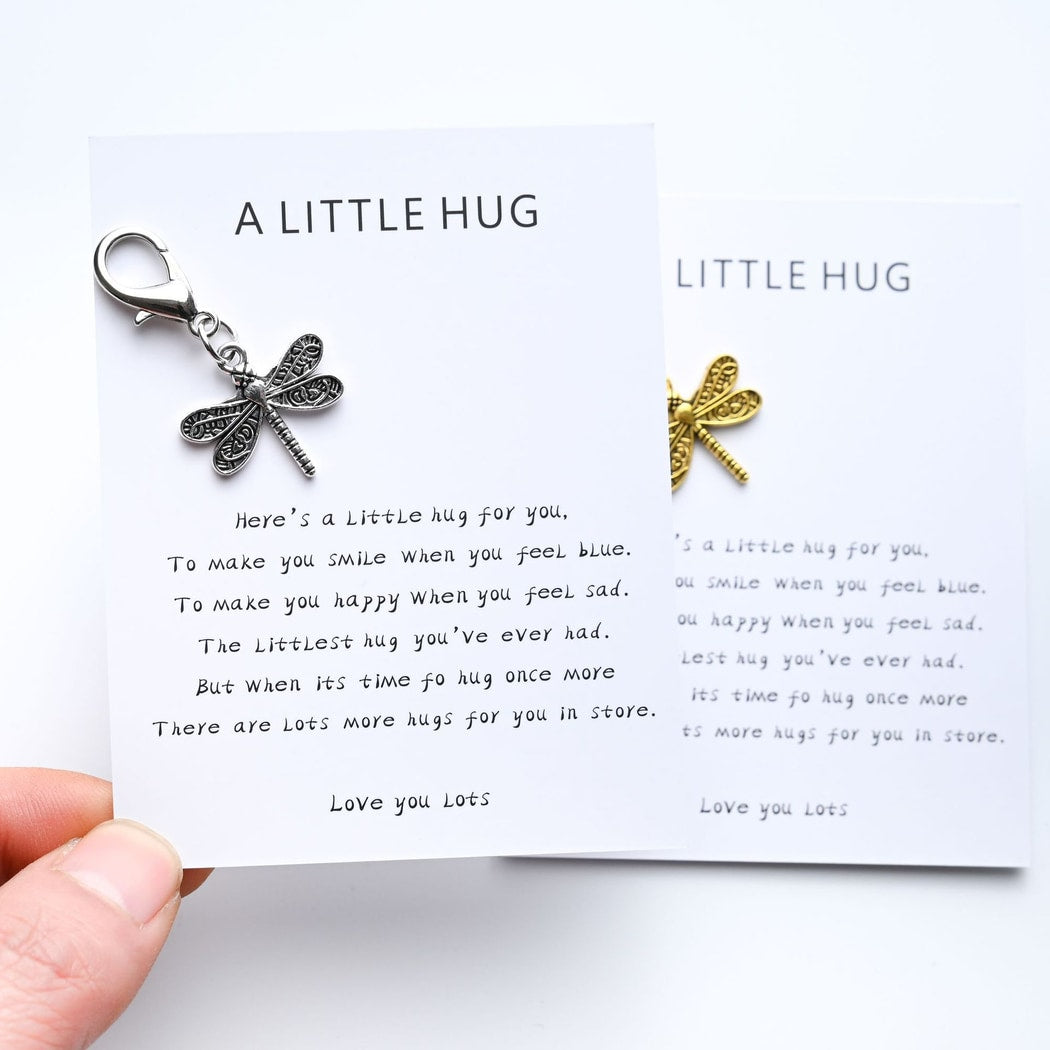 Taphug - Pocket Hug Dragonfly Charm Keychain