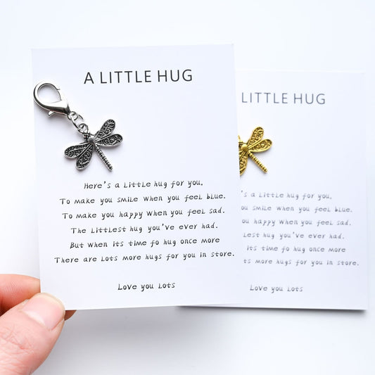 Taphug - Pocket Hug Dragonfly Charm Keychain