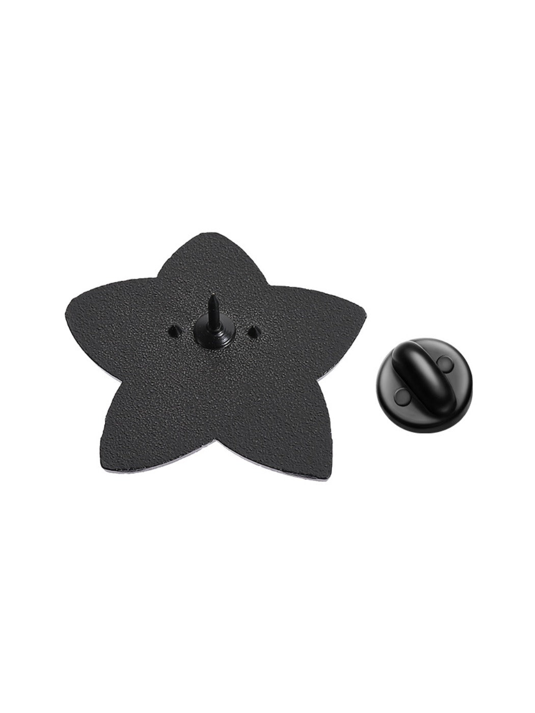 Pinori shining star pin displayed on a corkboard with other pins