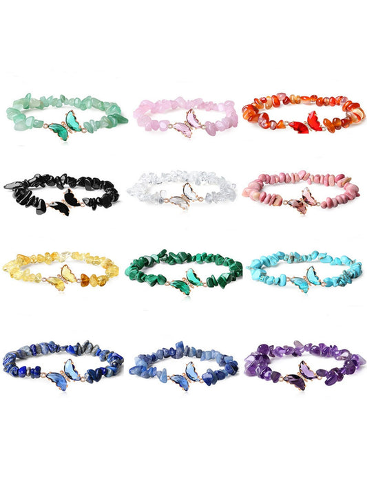 Emora - Green Turquoise Butterfly Bracelet