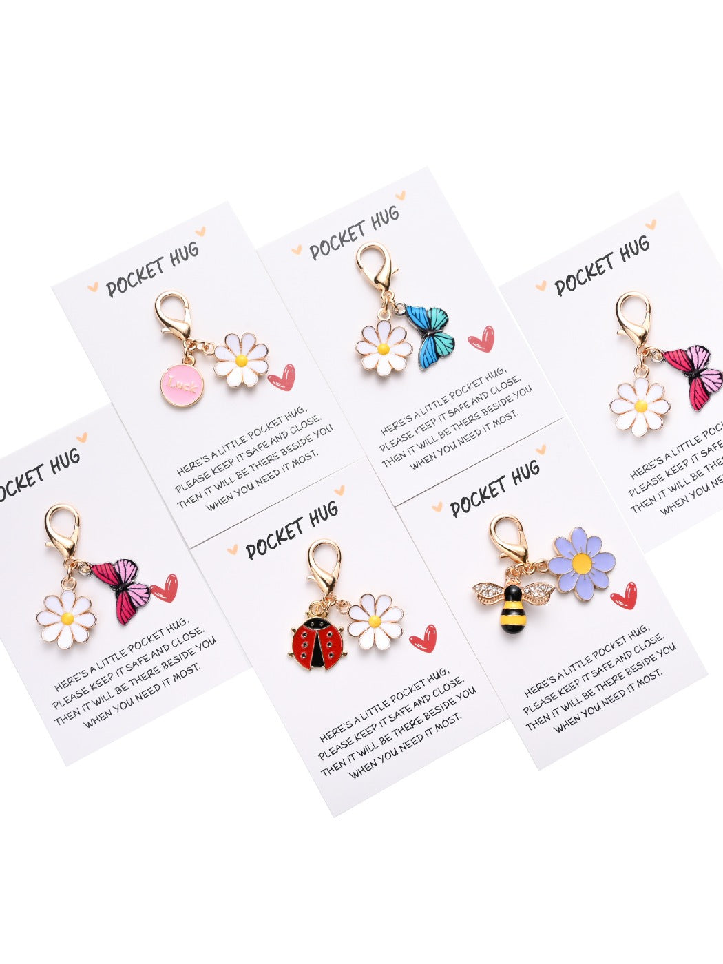 Taphug - Pocket Hug Insect Daisy Keychain