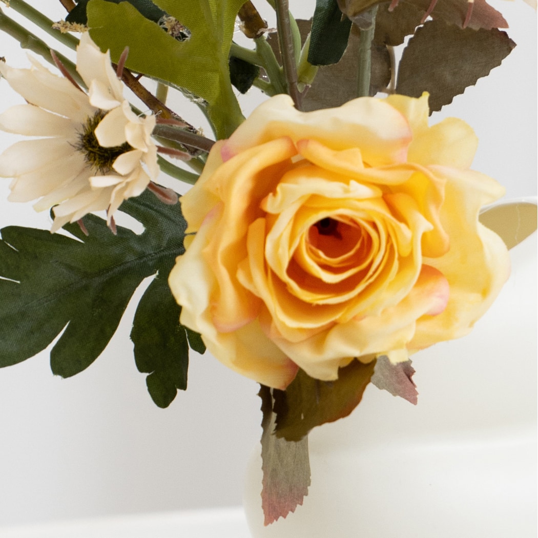 Roselle - Mixed Rose and Daisies Artificial Bouquet