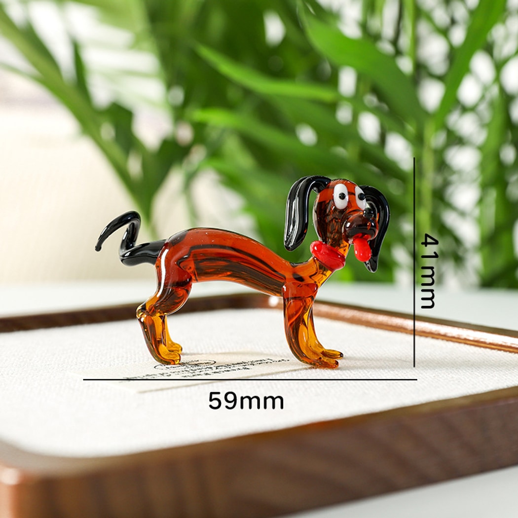 Glasira - Playful Dog Shape Desk Ornament