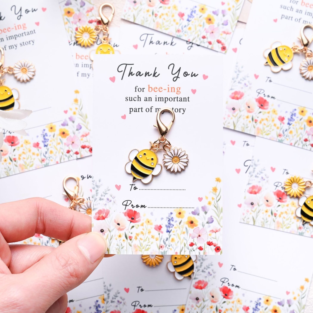 Taphug - Pocket Hug Smiling Bee Keychain