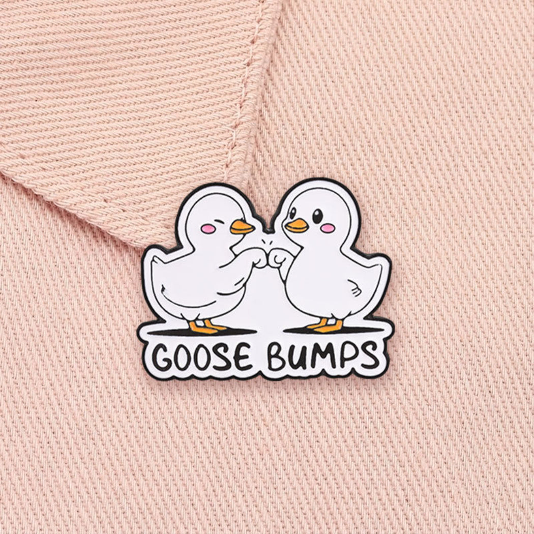 Pinori Goose Bumps Enamel Pin