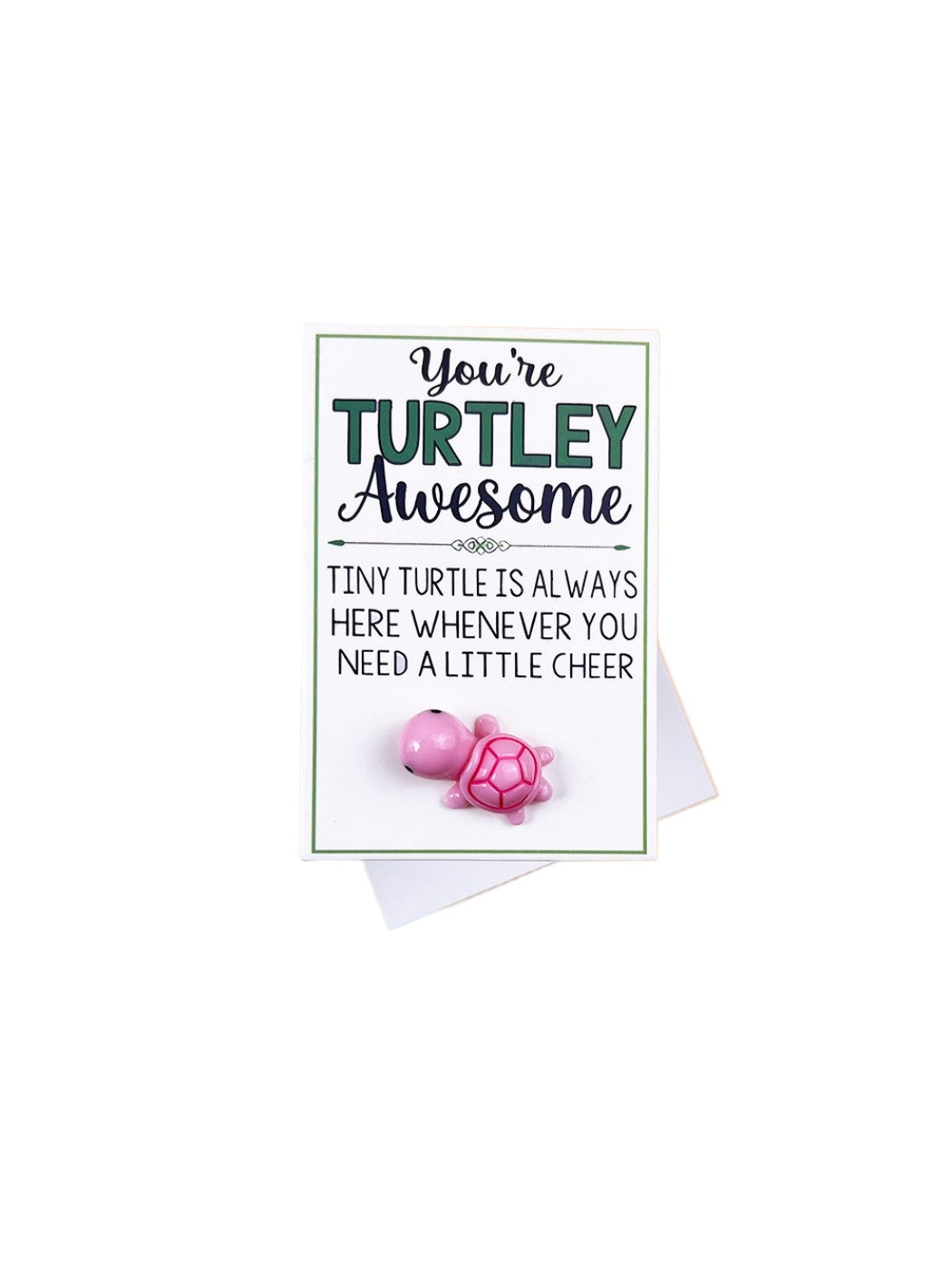 Taphug - Pocket Hug Cute Turtle Encouragement pocket hug card and keepsake token view 10