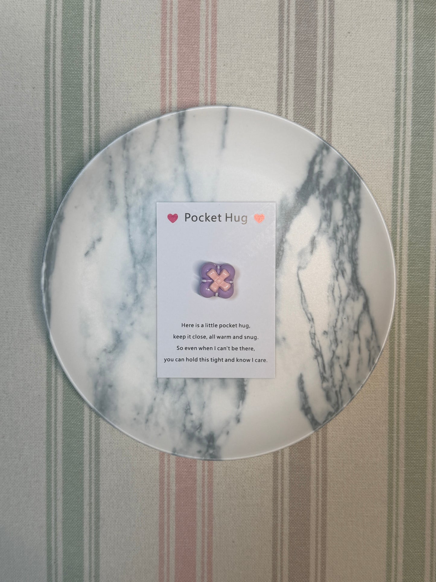Taphug - Pocket Hug Gift Box pocket hug card and keepsake token view 6