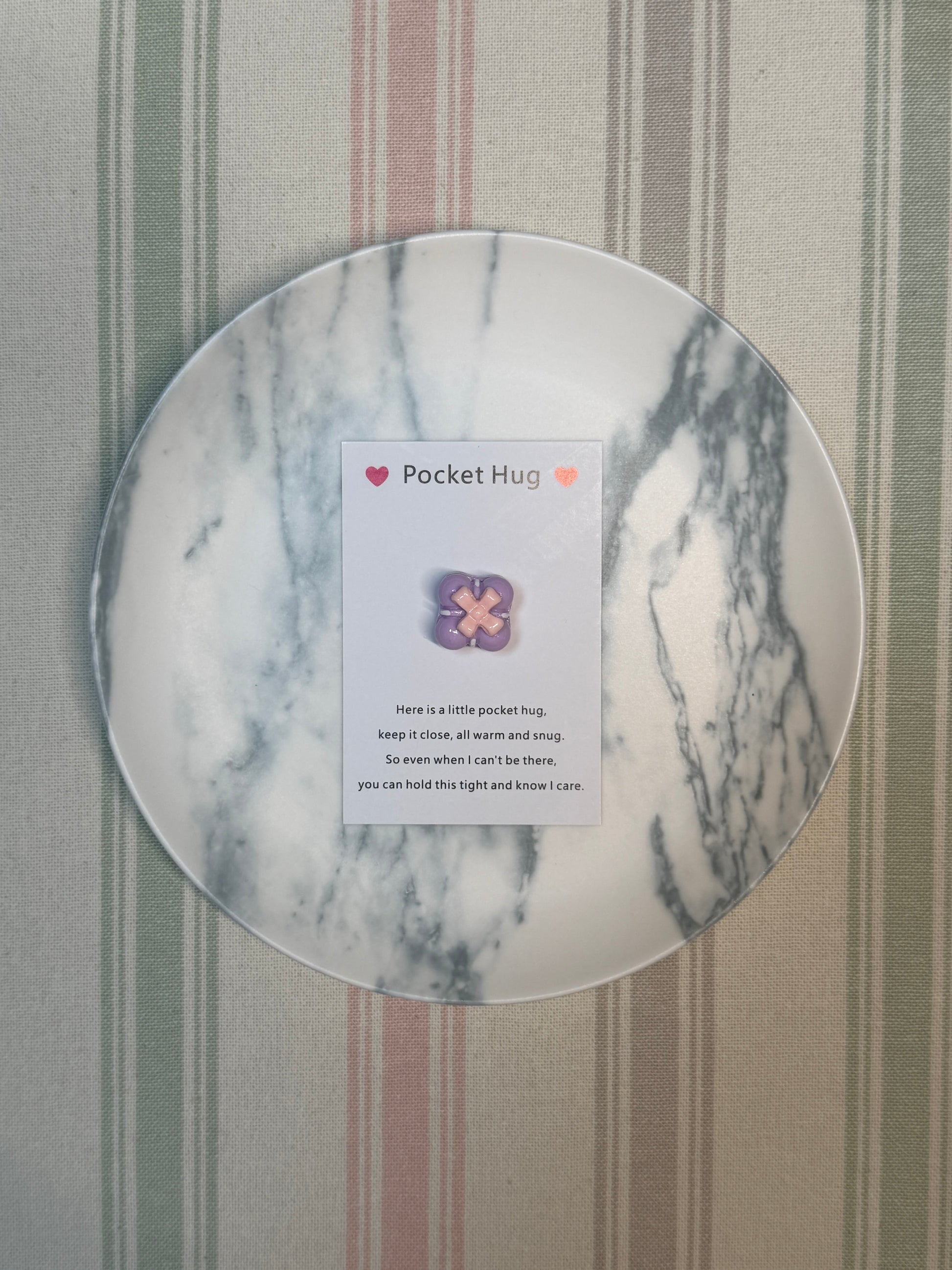 Taphug - Pocket Hug Gift Box pocket hug card and keepsake token view 6