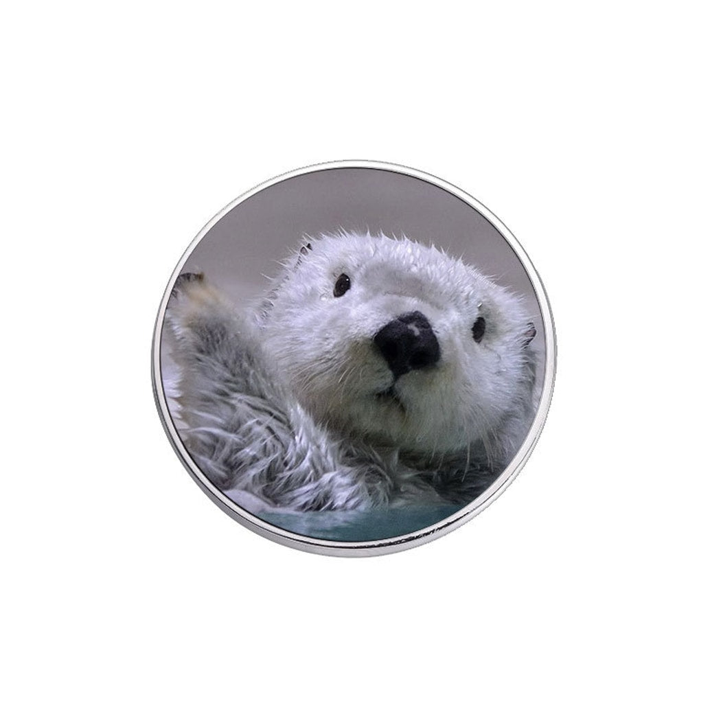 Pinori - Fashion Otter Graphic Round and Square Pin