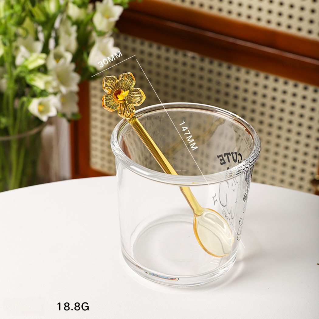 Glasira - Floral Long Handle Stirring Spoon