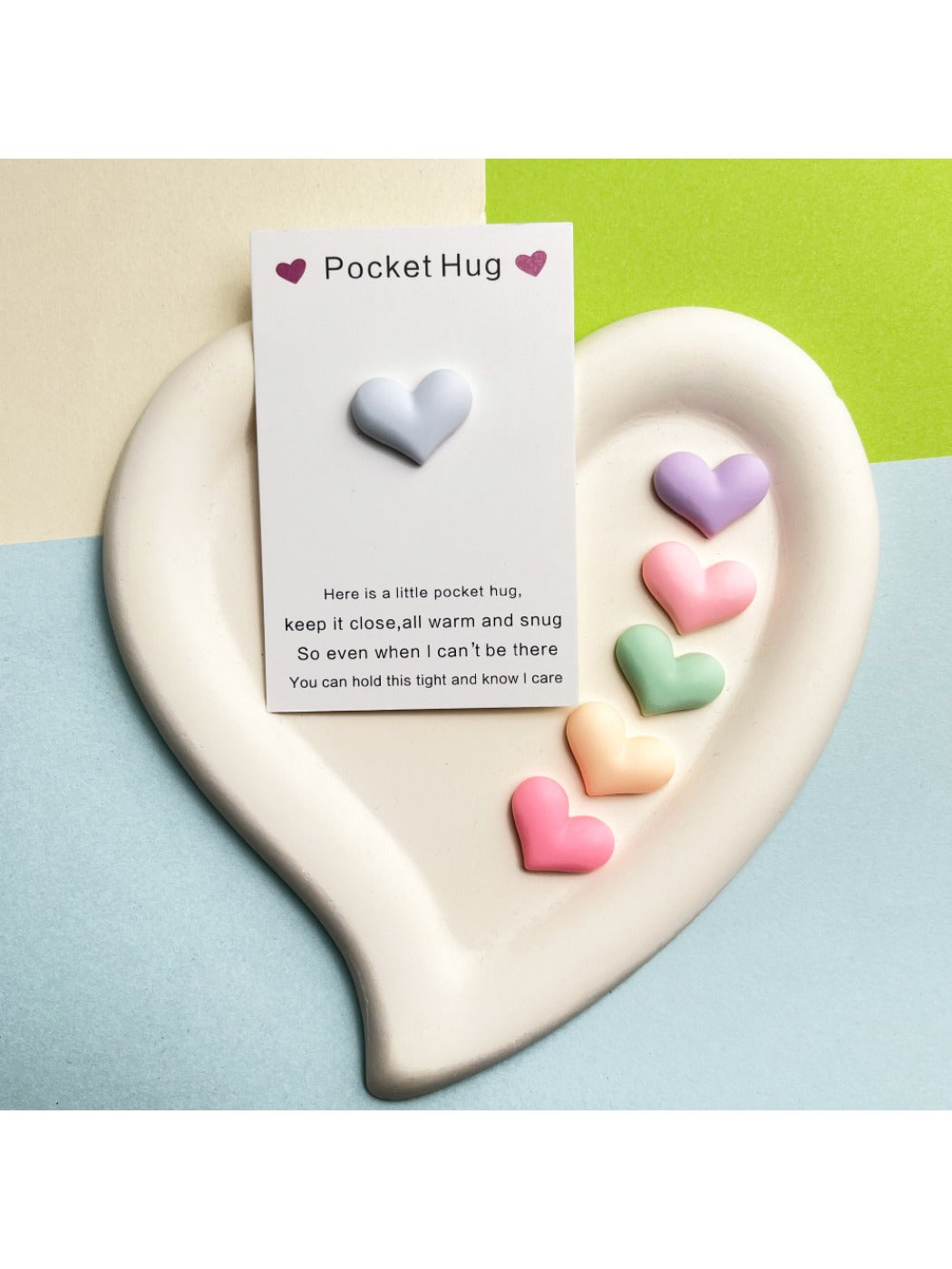 Taphug - Pocket Hug Macaron Color Heart
