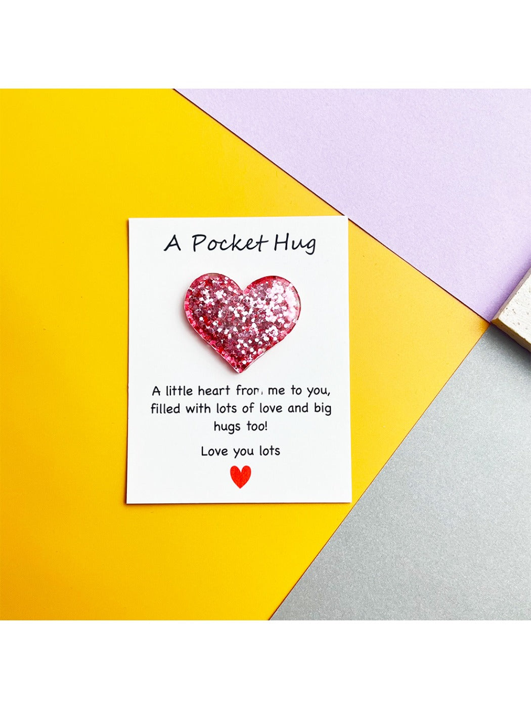 Taphug - Pocket Hug Glitter Heart