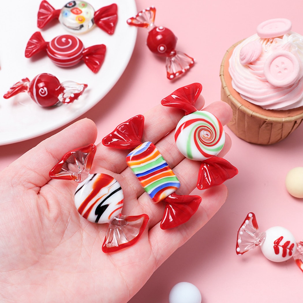 Glasira - Brightly Candy Shape Tabletop Display Ornament